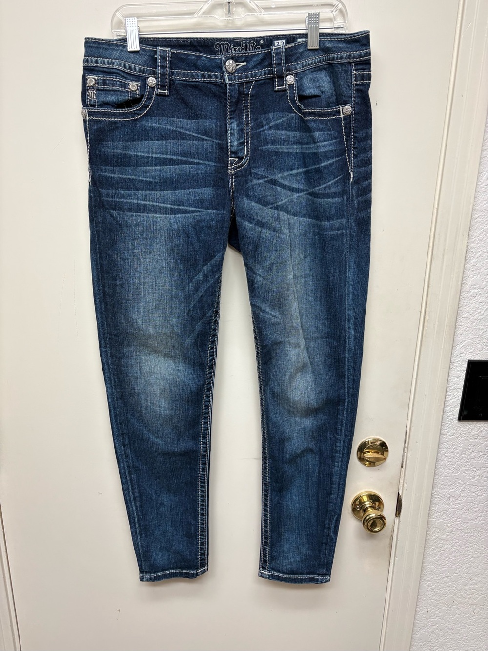 Miss Me Dark Blue Hailey style Skinny Jeans